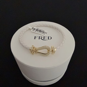 Feiden pełny diament diament podkowa klamra bransoletka-3977  