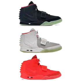 Nike Air Yeezy 2 nrg kanye zachod wstrząsy pochłaniające high-top retro koszykówki buty-2982  