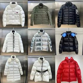 Moncler pełny kolor wodoodporne ciepłe średniej długości krótkie z kapturem kurtka-4353  