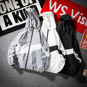 Nike Retro Sports Stand kołnierz logo druk tkany długi rękaw kurtka-4367  