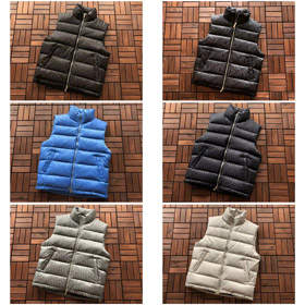 Dior błysk stojąc kołnierz quilted design w dół kamizelka-4391  