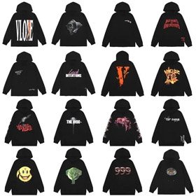 VLONE ZIP HOODIE Cracked Druk Duży VLogo Kapsuza-4450  