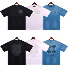 Amiri gwiazdkowe niebo graffiti list T-shirt-1618