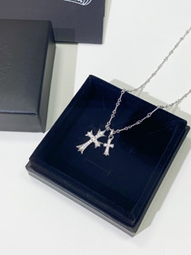 Chrome Heart Cross Necklace-0262  