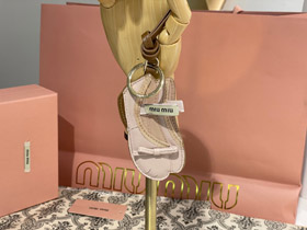 MIUMIU pink shoe pendant-3779
