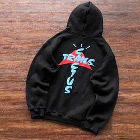 Travis Scott Bawełna luźne sportowe wszystkie mecze z kapuchonem sweater-2552  
