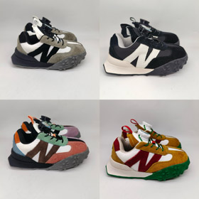 CASABLANCA x New Balance NB XC-72 skórzane zamsz obuwie dla dzieci z niskim topem-4156  